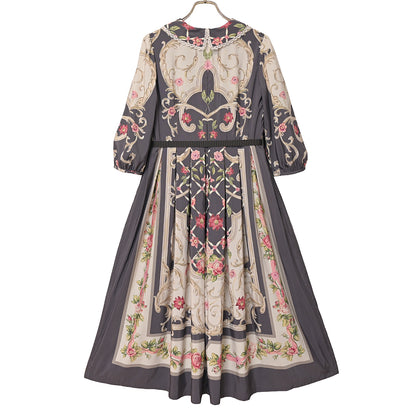 ロゼスカーフワンピース