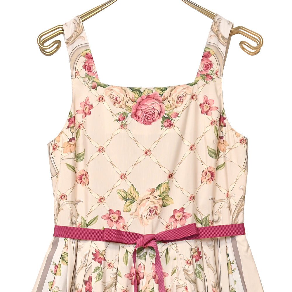 ロゼスカーフジャンパースカート