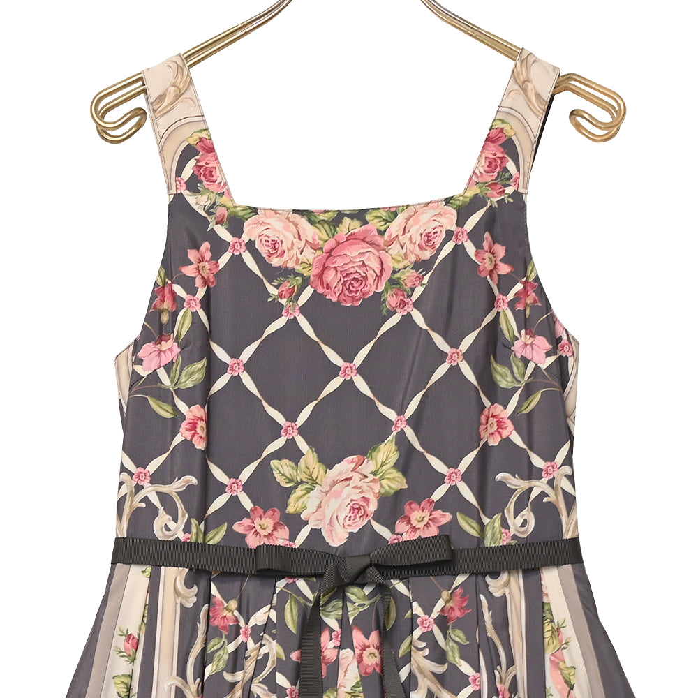 ロゼスカーフジャンパースカート