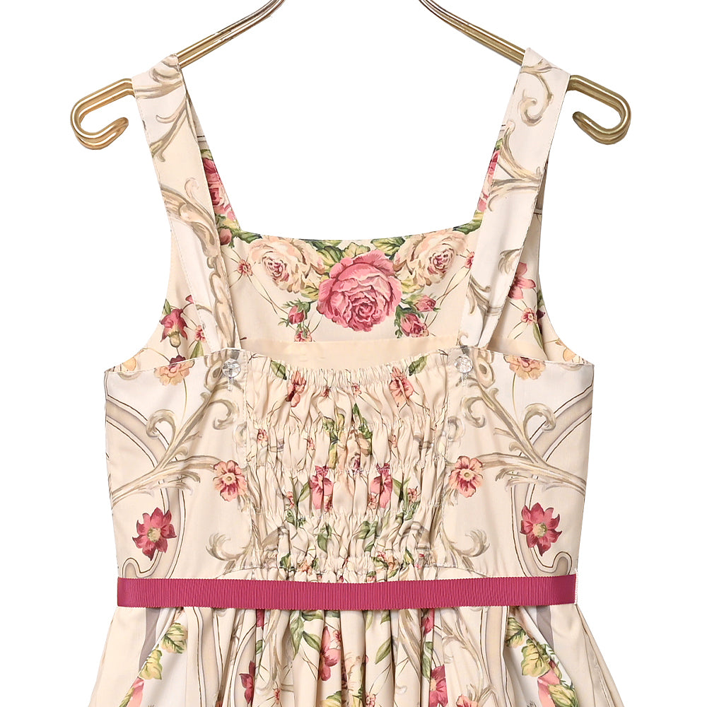 ロゼスカーフジャンパースカート