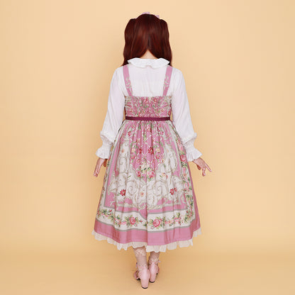 ロゼスカーフジャンパースカート