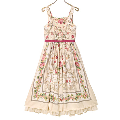 ロゼスカーフジャンパースカート