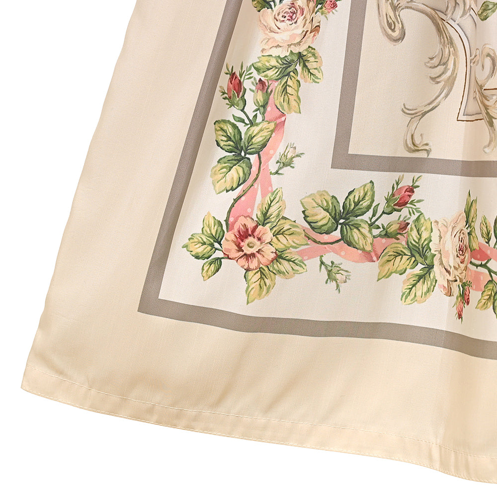 ロゼスカーフスカート