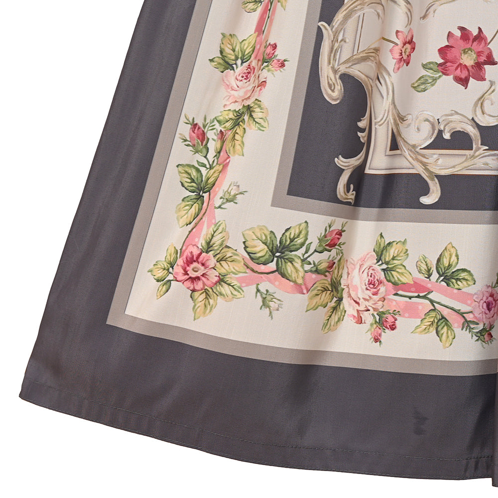 ロゼスカーフスカート