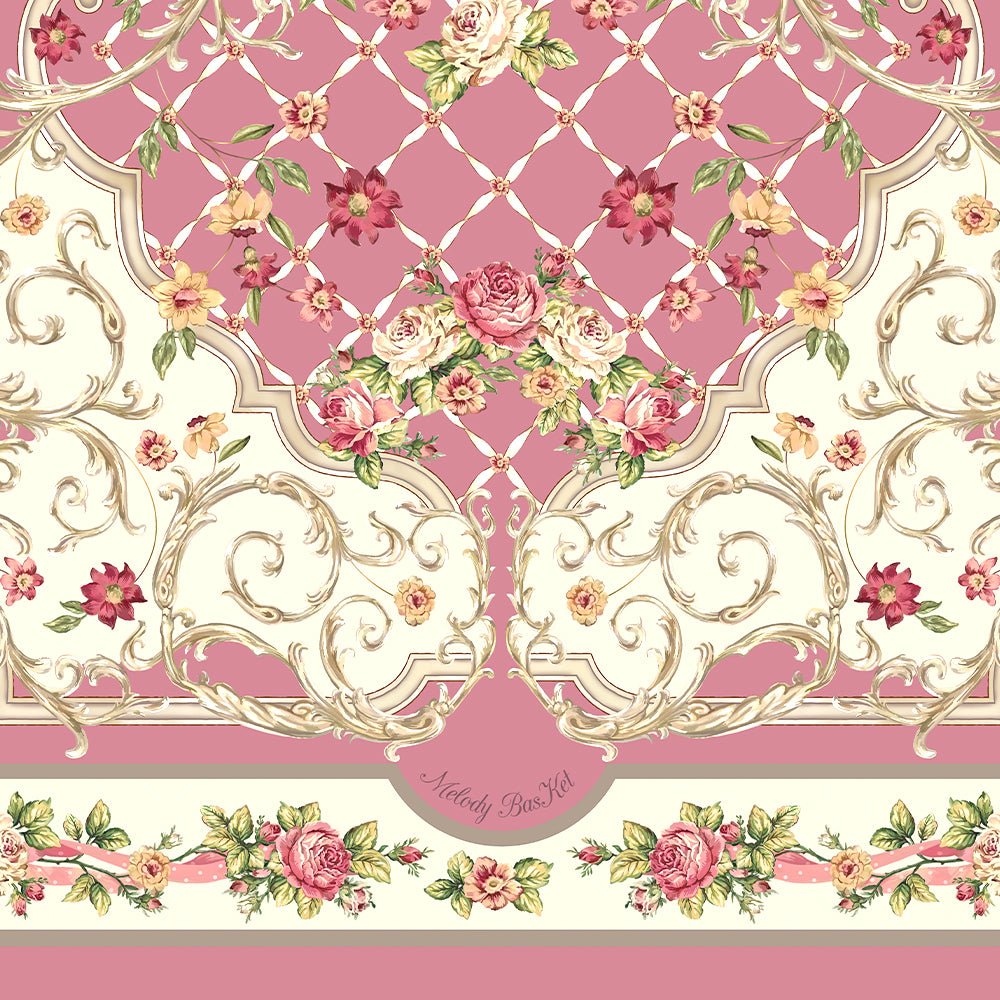 ロゼスカーフスカート