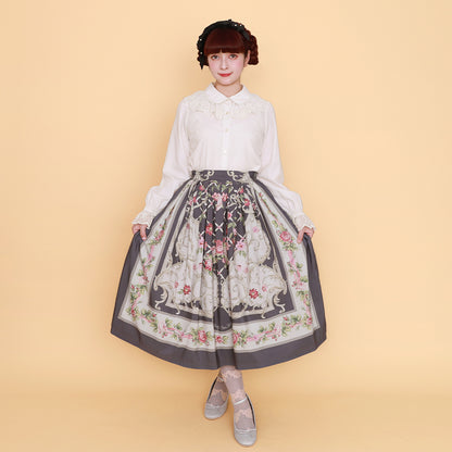 ロゼスカーフスカート