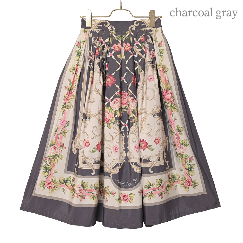 ロゼスカーフスカート