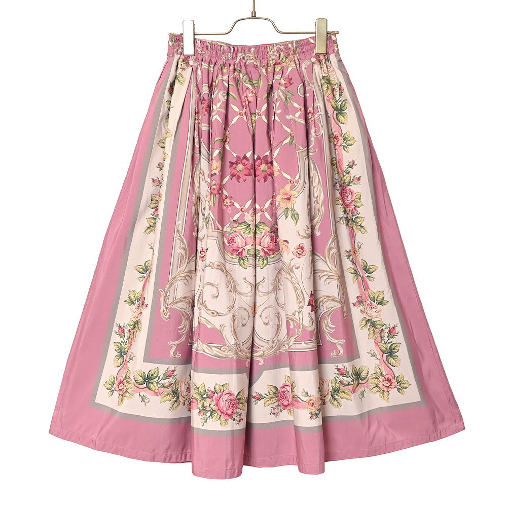 ロゼスカーフスカート