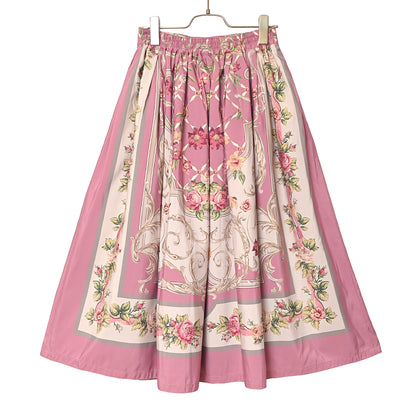 ロゼスカーフスカート