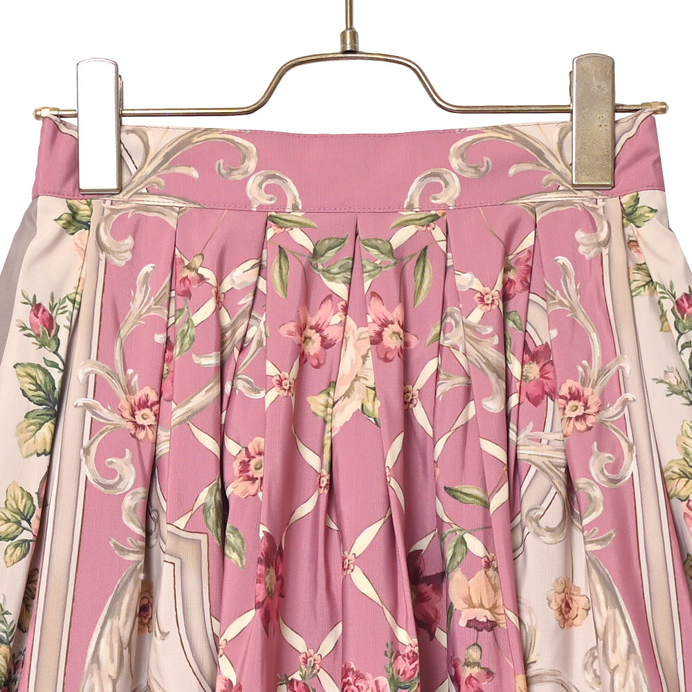 ロゼスカーフスカート