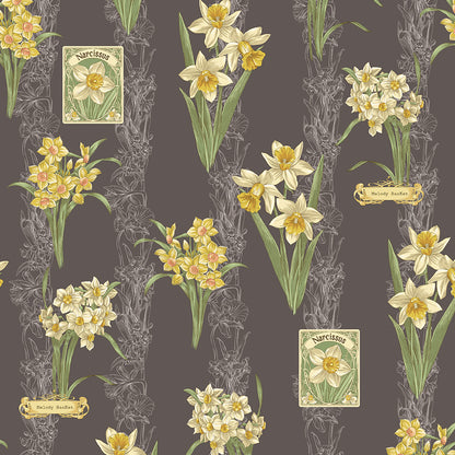Daffodils blooming in the field V-line dress