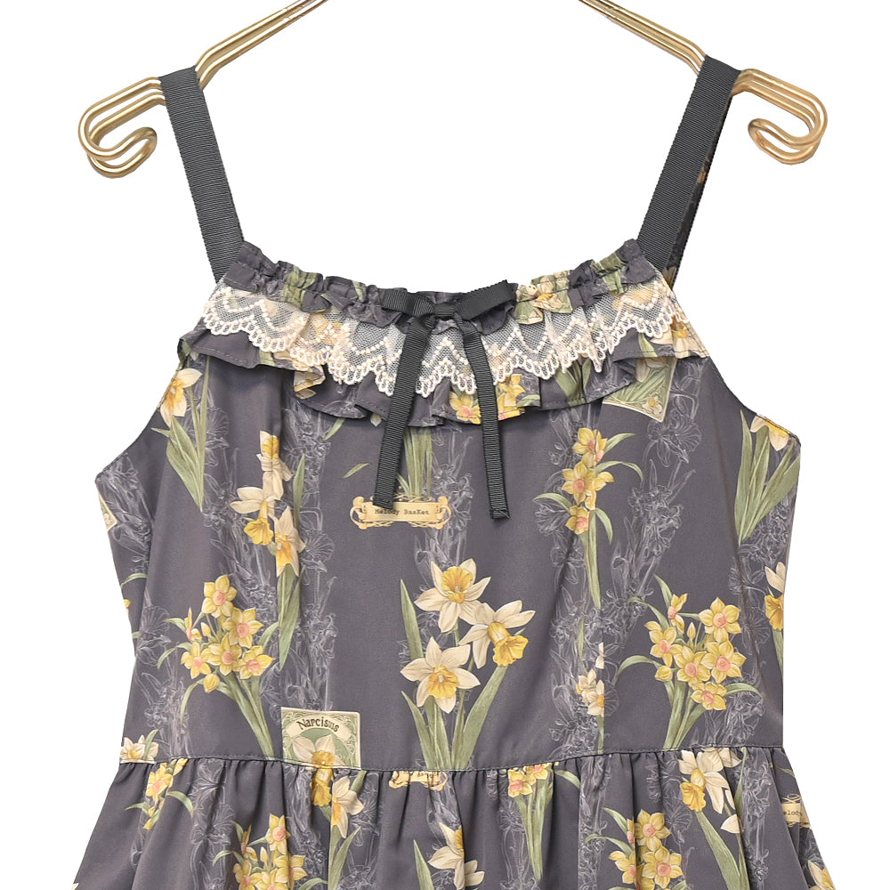 野に咲く水仙のジャンパースカート