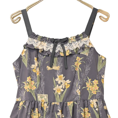 野に咲く水仙のジャンパースカート