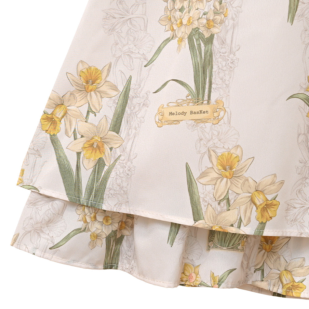 野に咲く水仙のジャンパースカート