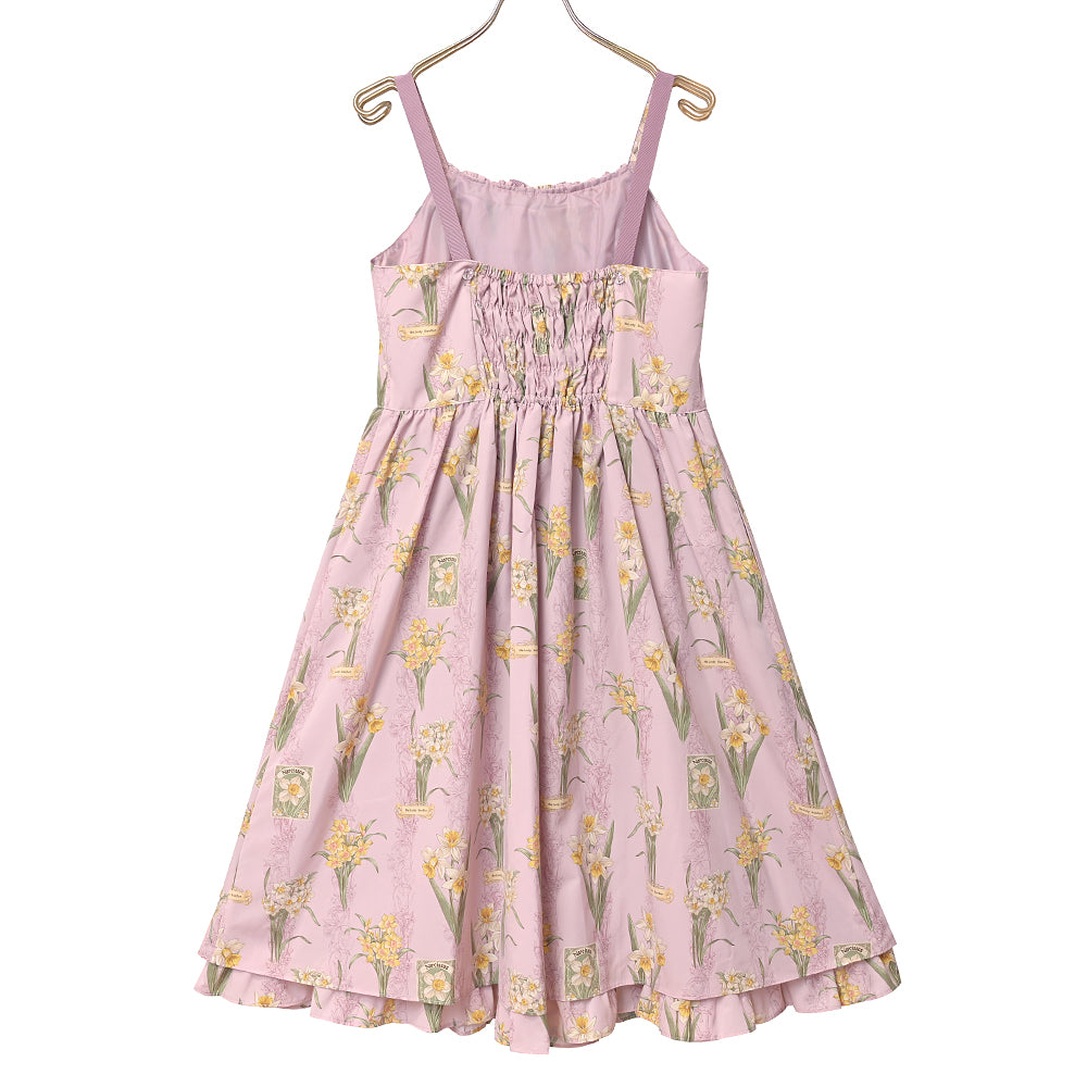 野に咲く水仙のジャンパースカート-Melody BasKet(メロディー