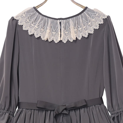 Canon lace collar dress