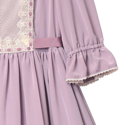 Canon lace collar dress