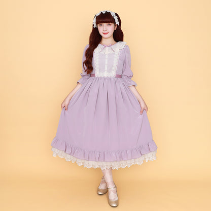 Canon lace collar dress