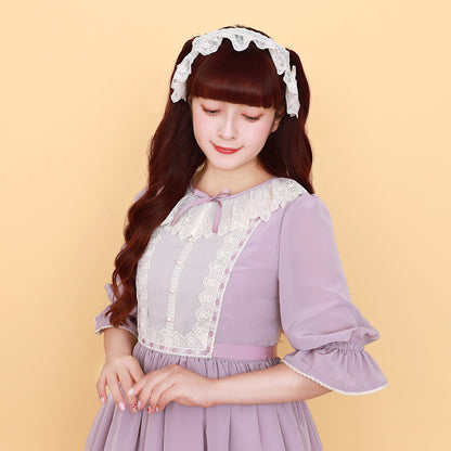 Canon lace collar dress