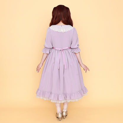 Canon lace collar dress