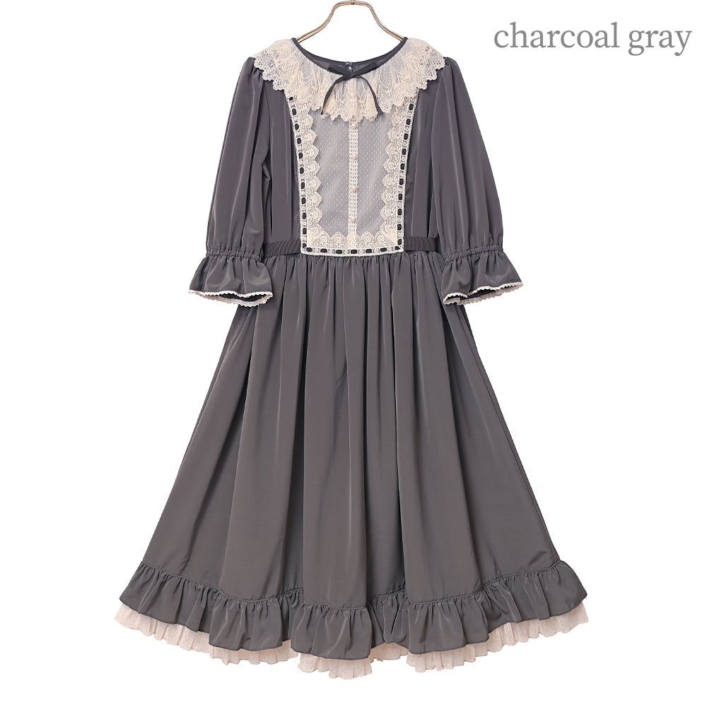 Canon lace collar dress