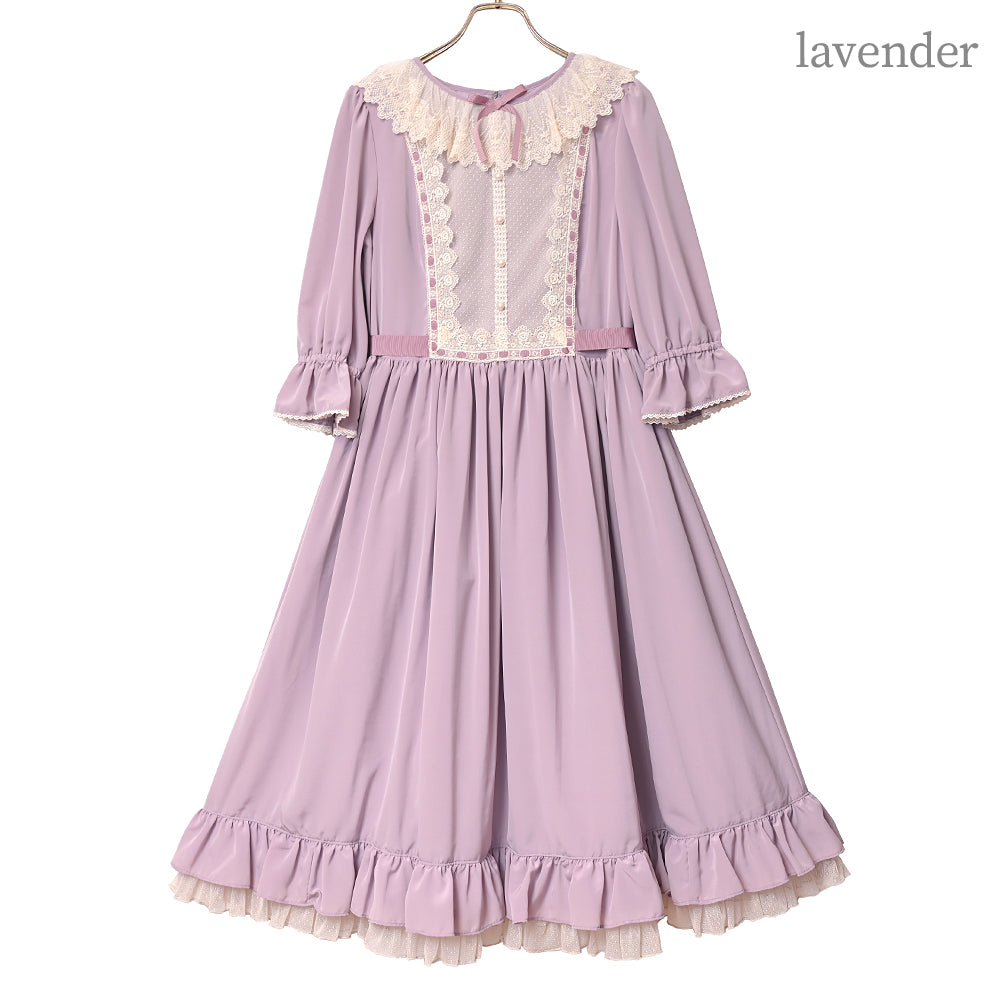 Canon lace collar dress