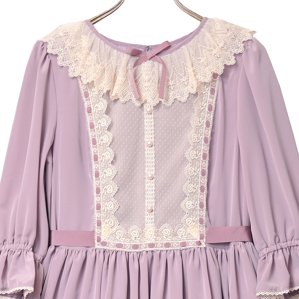 Canon lace collar dress