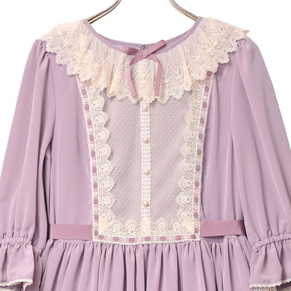 Canon lace collar dress
