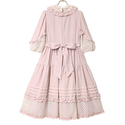 Sonatine lace switching dress