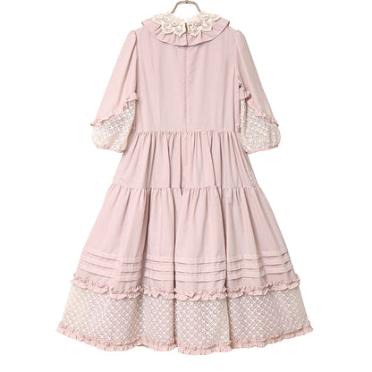 Sonatine lace switching dress