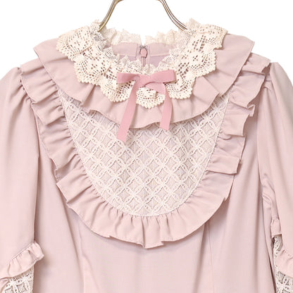 Sonatine lace switching dress