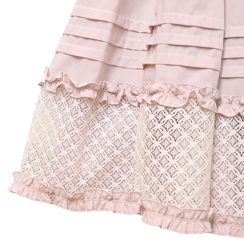 Sonatine lace switching dress