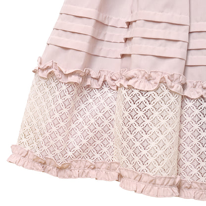 Sonatine lace switching dress