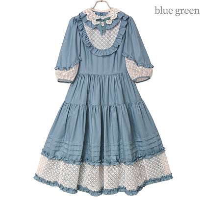 Sonatine lace switching dress