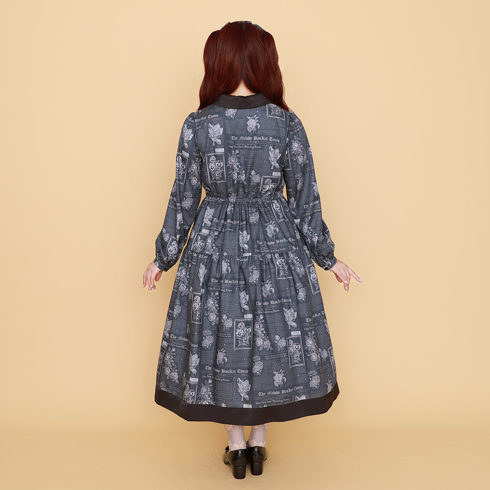 Melody basket すみれの花束ワンピース M USED】【Mサイズ】菫の花束ワンピース | Melody BasKet