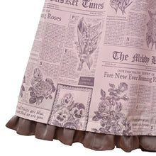 画像をギャラリービューアに読み込む, Flower newspaperジャンパースカート
