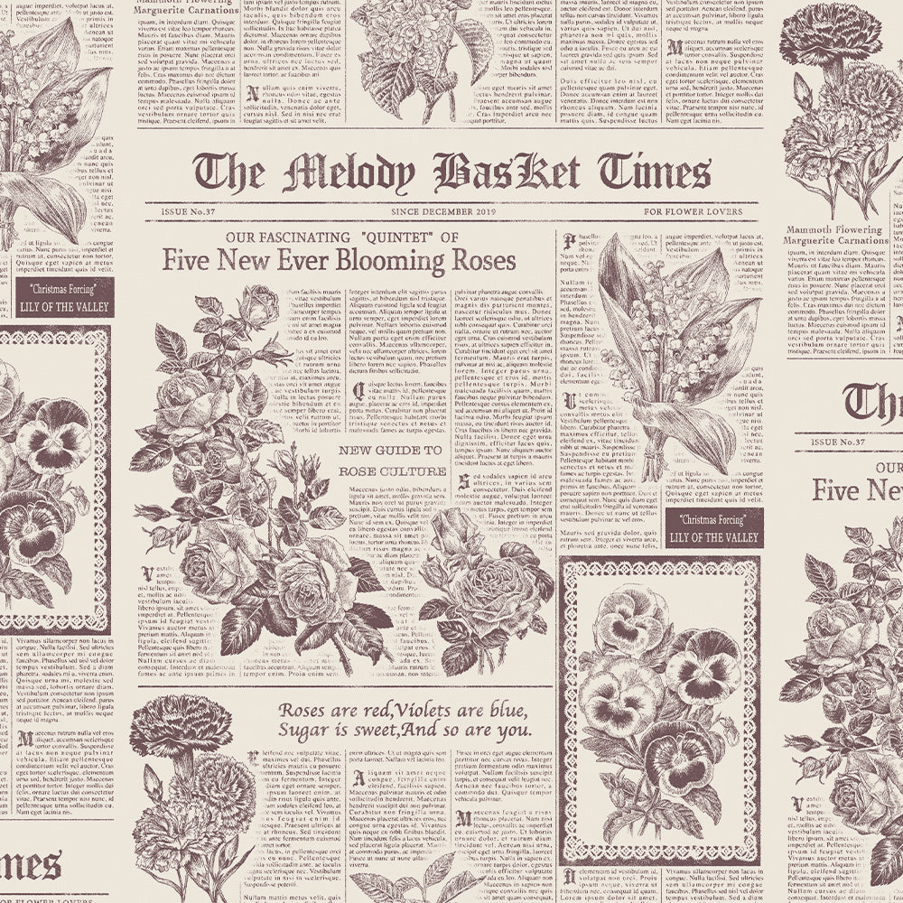 Flower newspaper Jumper dress