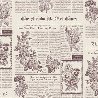 Flower newspaper Jumper dress