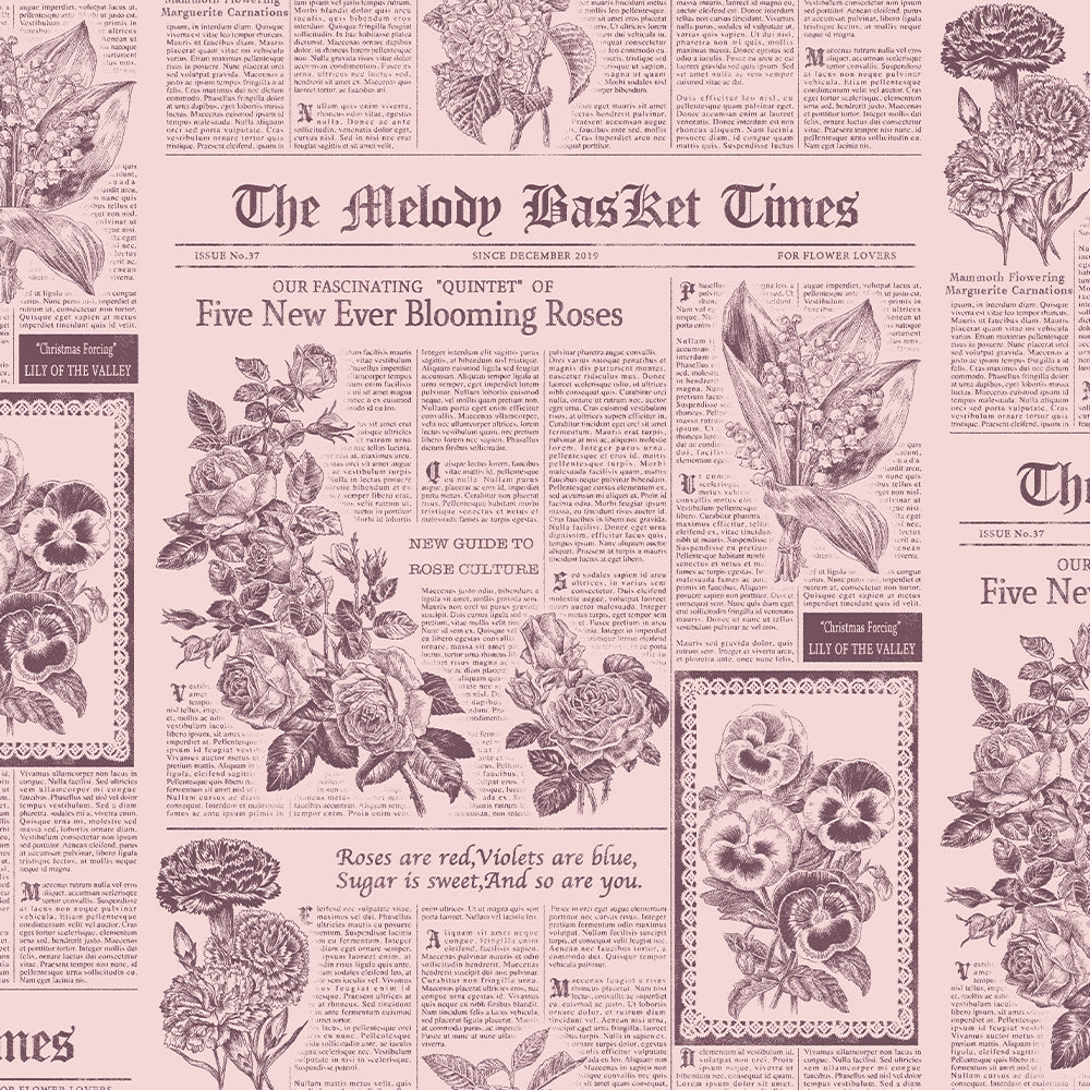 Flower newspaper Jumper dress