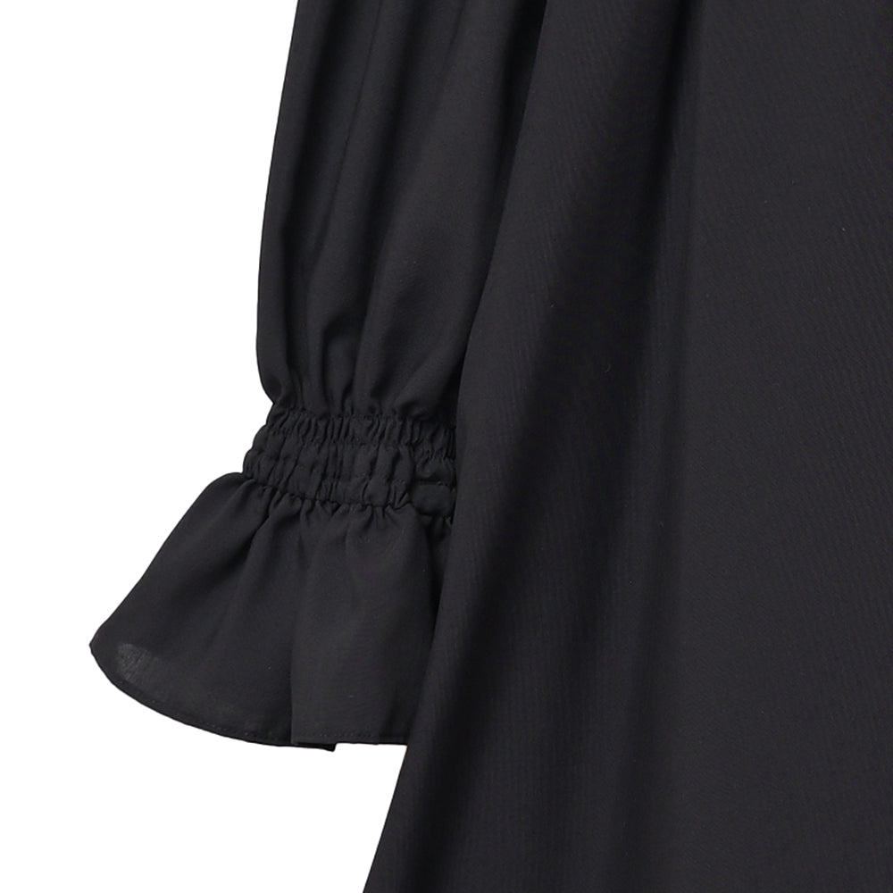 Frill doll high waist dress