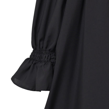 Frill doll high waist dress