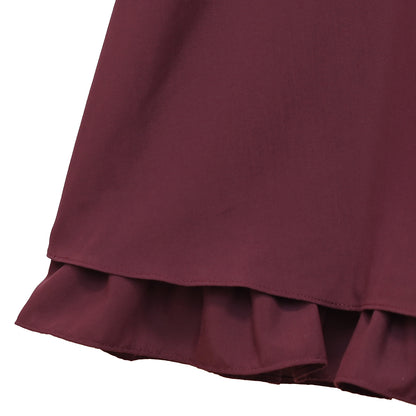 Frill doll high waist dress