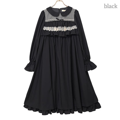 Frill doll high waist dress