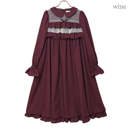 Frill doll high waist dress