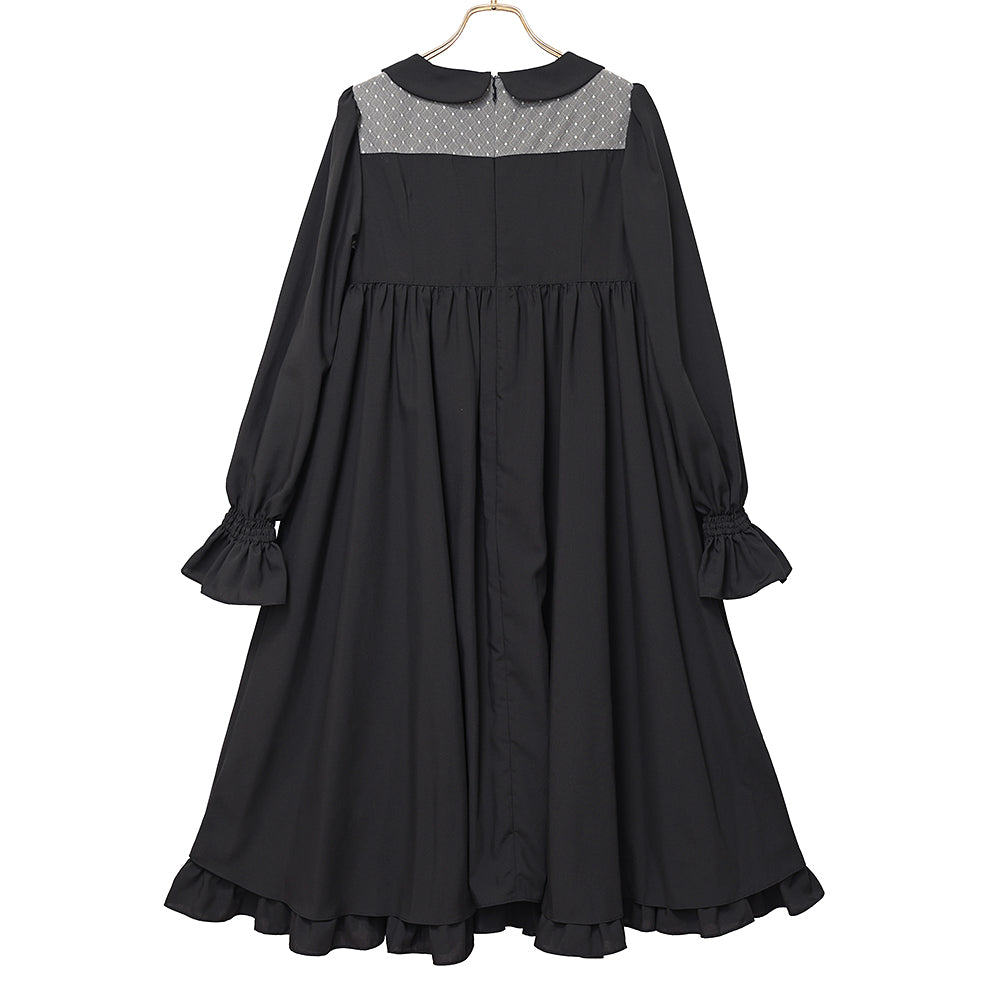 Frill doll high waist dress