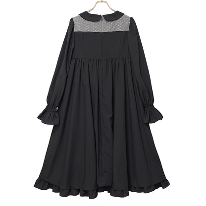 Frill doll high waist dress