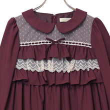 画像をギャラリービューアに読み込む, フリルドールハイウエストワンピース
