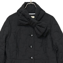 将图片加载到图库查看器，Ribbon quilted long coat

