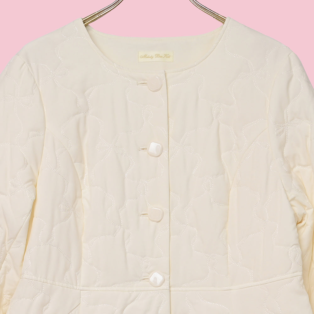 Melody BasKet メロディバスケットコート ショルダースカラップロングコート-Melody BasKet(メロディー