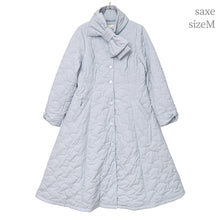 将图片加载到图库查看器，Ribbon quilted long coat
